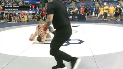 105 lbs Champ. Rd Of 64 - Addalyn Sisson, Indiana vs JaLeia Mitchell, Ohio