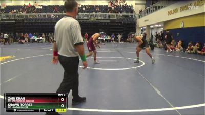 141 lbs Cons. Round 6 - Shawn Torres, Rio Hondo College vs Zain Khan, Mt. San Antonio College