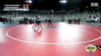 G6A-190 lbs Semifinal - Aleah Underwood, EDMOND NORTH (Girls) vs Tessalynn Goodner, PUTNAM CITY (Girls)