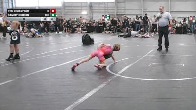 44 lbs Semis & 1st Wrestleback (8 Team) - Iris Brassfield, Rising Kingz vs Sammy Osborn, Neighborhood Wrestling