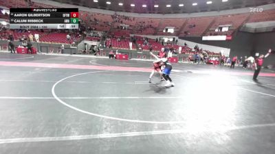 150 lbs 3rd Place Match - Calum Ribbeck, Askren Wrestling Academy vs Aaron Gilbertson, Oconto Falls/Abrams Youth Wrestling
