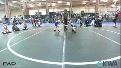 55 lbs Consi Of 8 #2 - James Stephens, Chickasha Youth Wrestling vs Bentley Story, Shelton Wrestling Academy