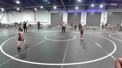 40 lbs 5th Place - Isiah Saavedra, Top Rank Hammers vs Kynzlee Alvarado, Golden Backs MRTC