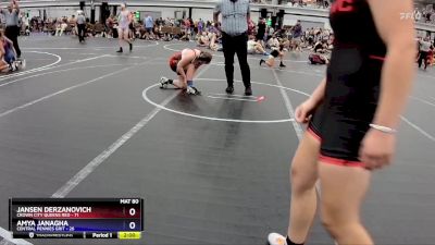 165 lbs Round 3 (8 Team) - Bailey Kirby, Central Pennies Grit vs Teagan McGuinness, Crown City Queens Red