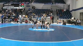 133 lbs Cons. Semi - Logan Robinson, UNC Pembroke vs Caiden Pelc, Newberry