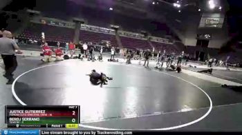 77 lbs Round 5 (10 Team) - BERDJ SERRANO, Team NV vs Justice Gutierrez, Pomona Elite/Wrecking Crew