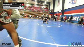 126 lbs Consi Of 4 - Cooper Boyce, Raw Wrestling Club vs Blake Wind, Henryetta Knights Wrestling Club