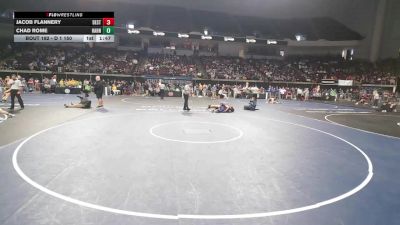 D 1 150 lbs Prelim - Jacob Flannery, Destrehan vs Chad Rome, Hahnville