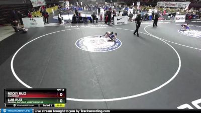 59 lbs Champ. Round 2 - Rocky Ruiz, California vs Luis Ruiz, Central Catholic Wrestling Club