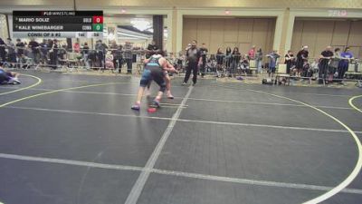 172 lbs Consi Of 8 #2 - Mario Soliz, Gold Rush Wrestling vs Kale Winebarger, Cowa