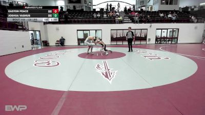 138 lbs Rr Rnd 2 - Easton Peace, Bartlesville High School vs Joshua Vashus, Bartlesville High School