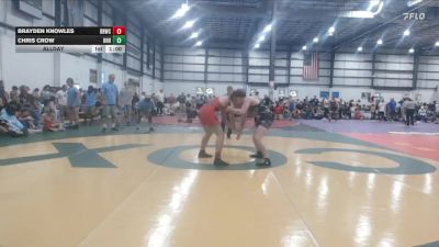 165 lbs Allday - Brayden Knowles, BEACH BOYZ WRESTLING CLUB vs Chris Crow, HEAVY HITTING HAMMERS