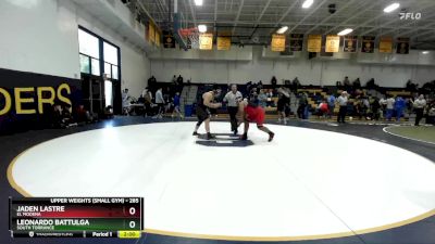 285 lbs Champ. Round 3 - Leonardo Battulga, South Torrance vs Jaden Lastre, El Modena