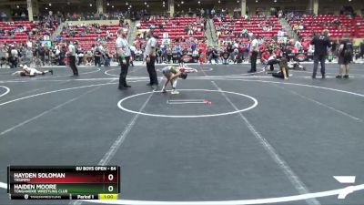 64 lbs Quarterfinal - Hayden Soloman, Triumph vs Haiden Moore, Tonganoxie Wrestling Club