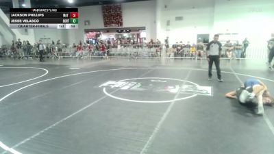 123 lbs Quarterfinal - Jackson Phillips, Mat Time vs Jesse Velasco, Ocrtc