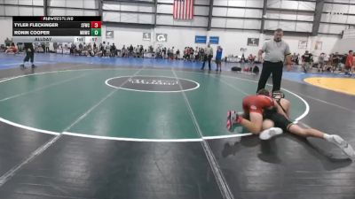 120 lbs Allday - Tyler Fleckinger, SLY FOX WRESTLING CLUB vs RONIN COOPER, MAT RATS WRESTLING CLUB