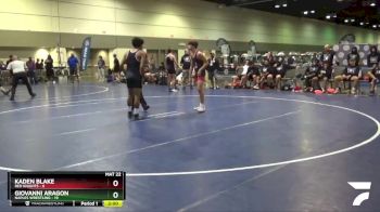 138 lbs Round 1 (16 Team) - Giovanni Aragon, Naples Wrestling vs Kaden Blake, Red Knights