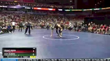 145 lbs Finals (1st & 3rd) - Grant Kress, 4-Linn-Mar vs Dom Rubino, 3-Waukee Northwest
