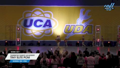 Rainbow Dance Academy - TINY ELITE POM [2024 Tiny - Pom Day 1] 2024 UCA/UDA Bluegrass Regional