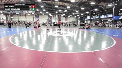 132 lbs Consi Of 16 #2 - Joel Brink, OH vs Isaias Hernandez, NJ