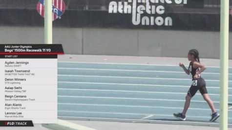 2026 AAU Junior Olympic Games - Youth Boys' 1500m Race Walk, Prelims 1 - Age 11