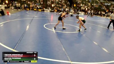 125 lbs Cons. Round 3 - Trevor Hermosillo, Northeastern Junior College vs Keaton Pickering, Adams State