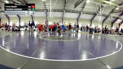 184 lbs Champ. Round 2 - Kyle Snider, Wheeling University vs Mathew Gummere, Case Western