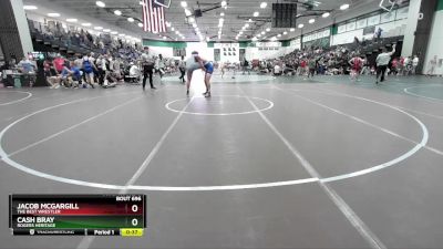 165 lbs Cons. Round 5 - Cash Bray, Rogers Heritage vs Jacob Mcgargill, The Best Wrestler