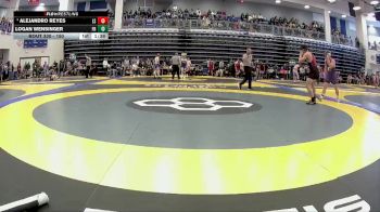 150 lbs Champ. Round 3 - Logan Wensinger, Fremont Ross vs Alejandro Reyes, Lima Shawnee