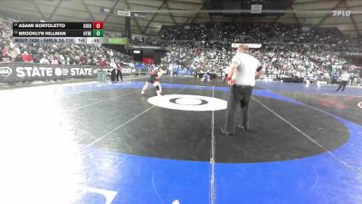 Girls 2A 110 lbs Cons. Round 4 - Asami Bortoletto, W. F. West (Girls) vs Brooklyn Hillman, Othello (Girls)