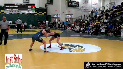 126 lbs 1st Place Match - Lucia Ranieri, Roselle Park vs Zoe Poznanski, Colonia