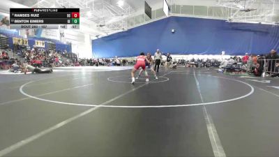 157 lbs Cons. Round 2 - Benton Eimers, Gardner Edgerton vs Ramses Ruiz, Dodge City