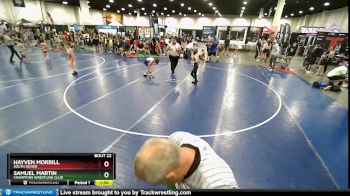 70 lbs Round 1 - Samuel Martin, Champions Wrestling Club vs Hayven Morrill, South Sevier