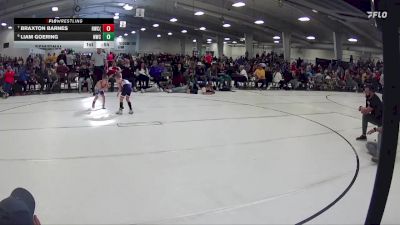 27 lbs Semifinal - Liam Goering, Norris Wrestling Club vs Braxton Barnes, Hawks Wrestling Club (Lincoln)