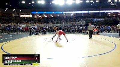 144 3A Quarterfinal - JAMES SINGER, Bloomingdale Sr vs James Gonzalez, Winter Park