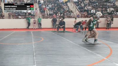 85_B lbs Consi Of 32 #2 - Carter Weigle, Montgomery vs Thor Collier, Hempfield
