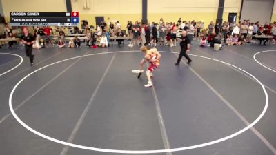 126 lbs Champ. Round 1 - Carson Ebner, MN vs Benjamin Walsh, IA