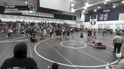 165 lbs Quarterfinal - Lincoln Casas, Team Thunder vs Lum Hasani, World Team Training Center