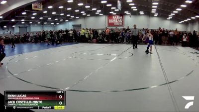 56 lbs Champ. Round 1 - Jack Costello-Minto, Chantilly Youth Association vs Ryan Lucas, Williamsburg Wrestling Club