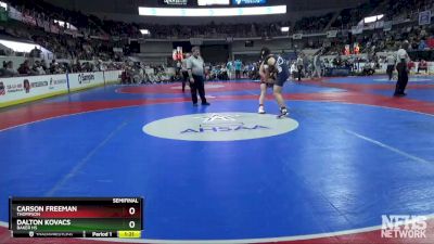 7A 170 lbs Semifinal - Carson Freeman, Thompson vs Dalton Kovacs, Baker HS