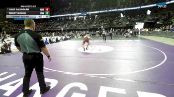 Champ. Round 1 - Brody Dybvig, Tri-Valley vs Gage Baumgarn, Webster Area