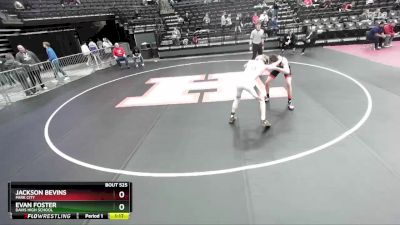 135 lbs Cons. Round 6 - Jackson Bevins, Park City vs Evan Foster, Davis High School