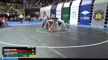 138 lbs Champ. Round 1 - Aaron DeBlasi, Parkway West vs Darrius Paige, Van Horn