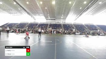 72 lbs Semifinal - Jessie Kelly, Monster Garage vs Zanyah Keys, Team Aggression