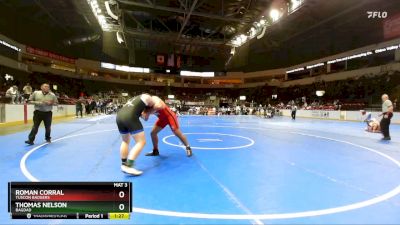 215 lbs Champ. Round 2 - Roman Corral, Tuscon Badgers vs Thomas Nelson, Bagdad