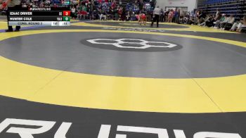 157 lbs Cons. Round 2 - Hunter Cole, Yale vs Izaac Driver, Columbia City