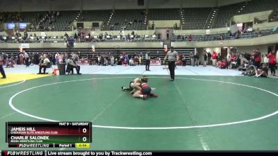 85 lbs 3rd Place Match - Jameis Hill, Chickasaw Elite Wrestling Club vs Charlie Salonek, Bison Wrestling Club