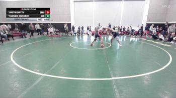 175 lbs Semifinal - Justin Batty, Camden Hills vs Tanner Bradeen, Dirigo