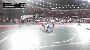 145 lbs Champ. Round 1 - Bradon Kraft, Oconomowoc Wrestling Club vs Finn Carlsrud, Boyceville