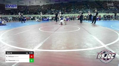 110 lbs Round Of 32 - Keaton Nelson, Manhattan Wrestling Club vs Bowen Pearson, Scrap Yard Training